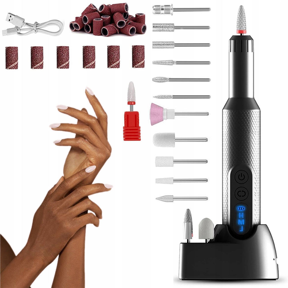 Elektrická Bruska Na Nehty Manikúra Pedikúra Profesionální 20000RPM