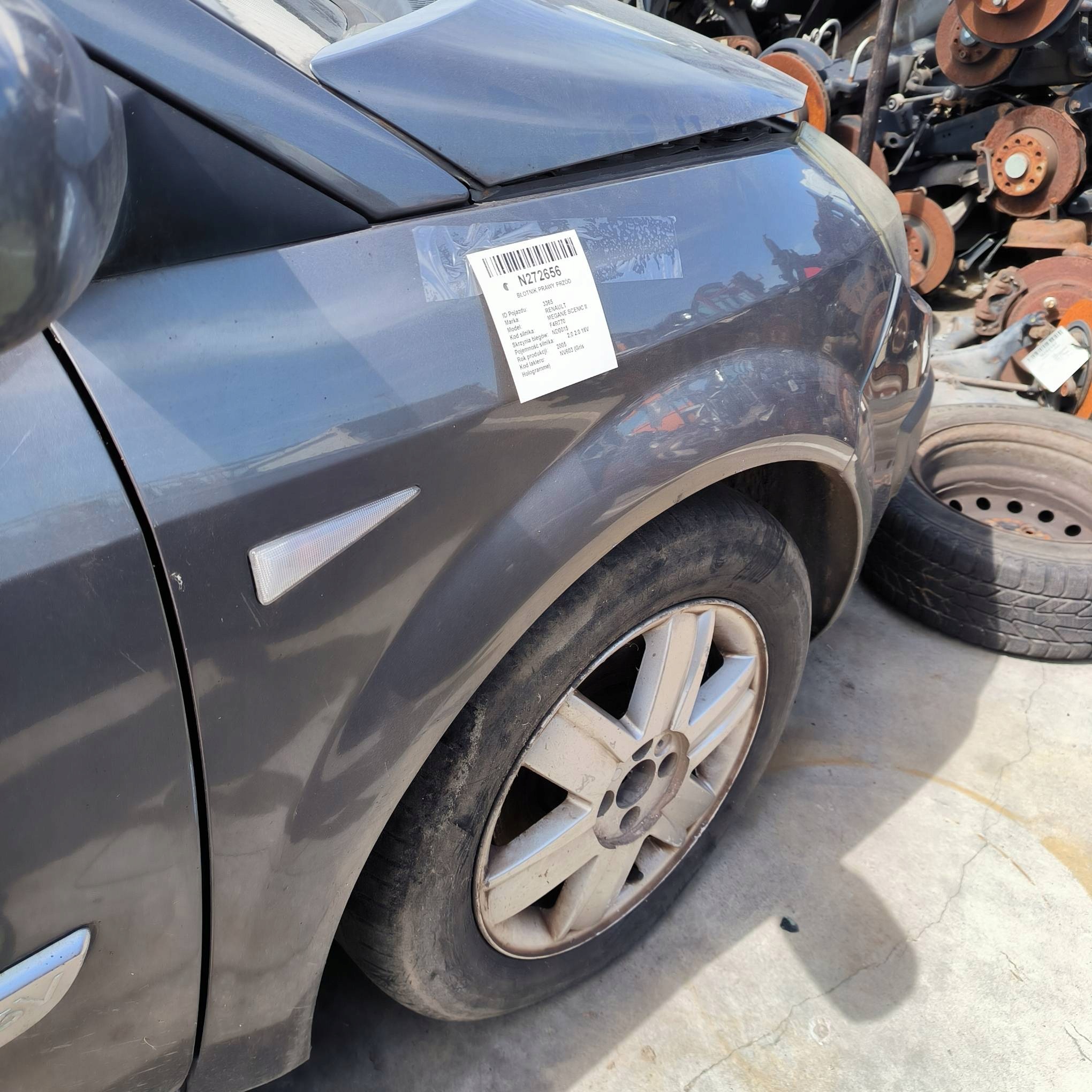 fender right front NV603 RENAULT MEGANE SCENIC II