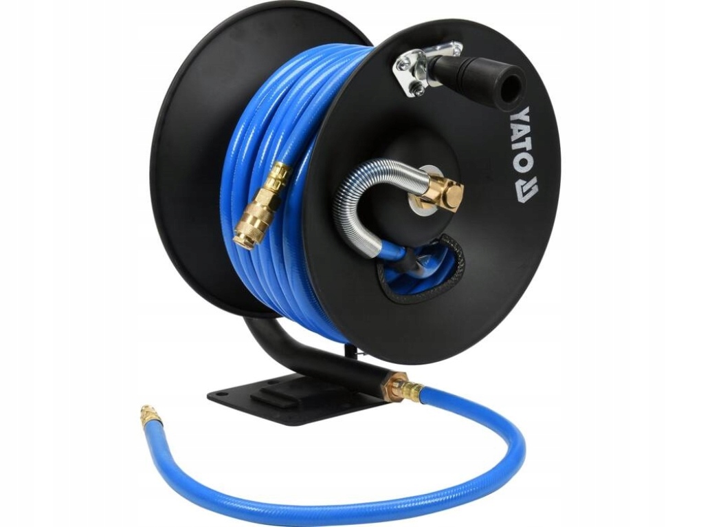 Pneumatický Kábel Na Navíjači 10 MM X 15 M S Rýchlospojkami Navíjal Yato