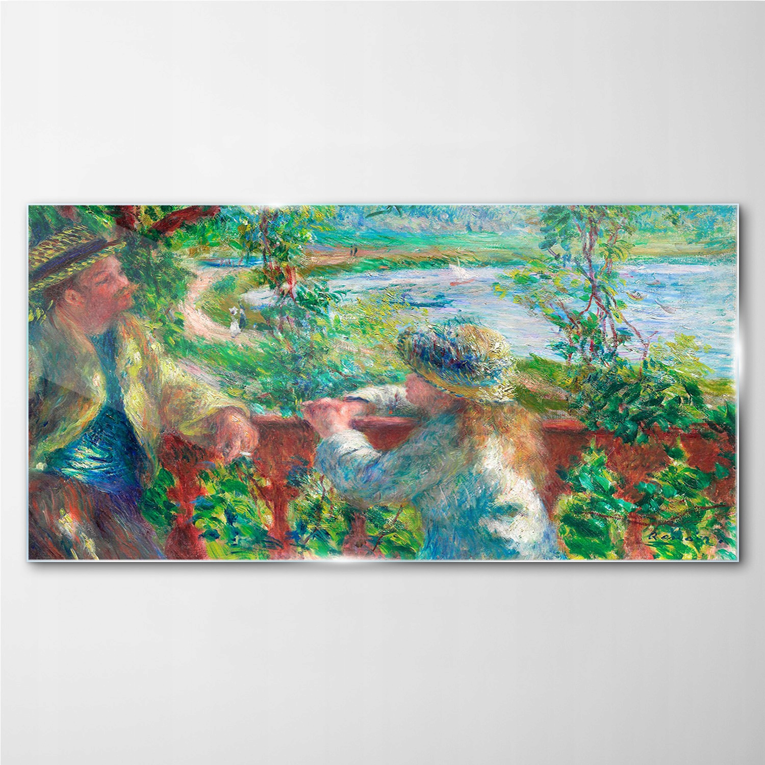 

Obraz szklany Człowiek dziecko las jezioro 140x70