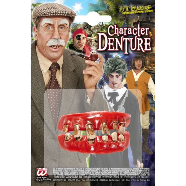 NAKŁADKI NA ZĘBY SZCZĘKA ZOMBIE STWÓR POTWÓR CHARAKTERYZACJA Marka Widmann