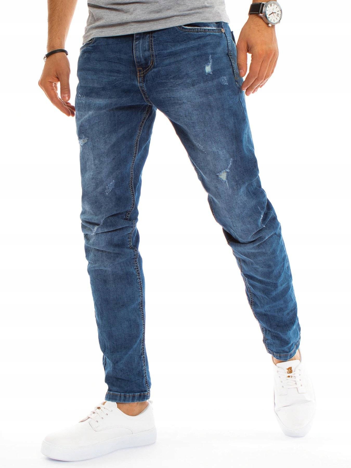 

Spodnie Męskie Jenasowe Niebieskie ux3215 - 29