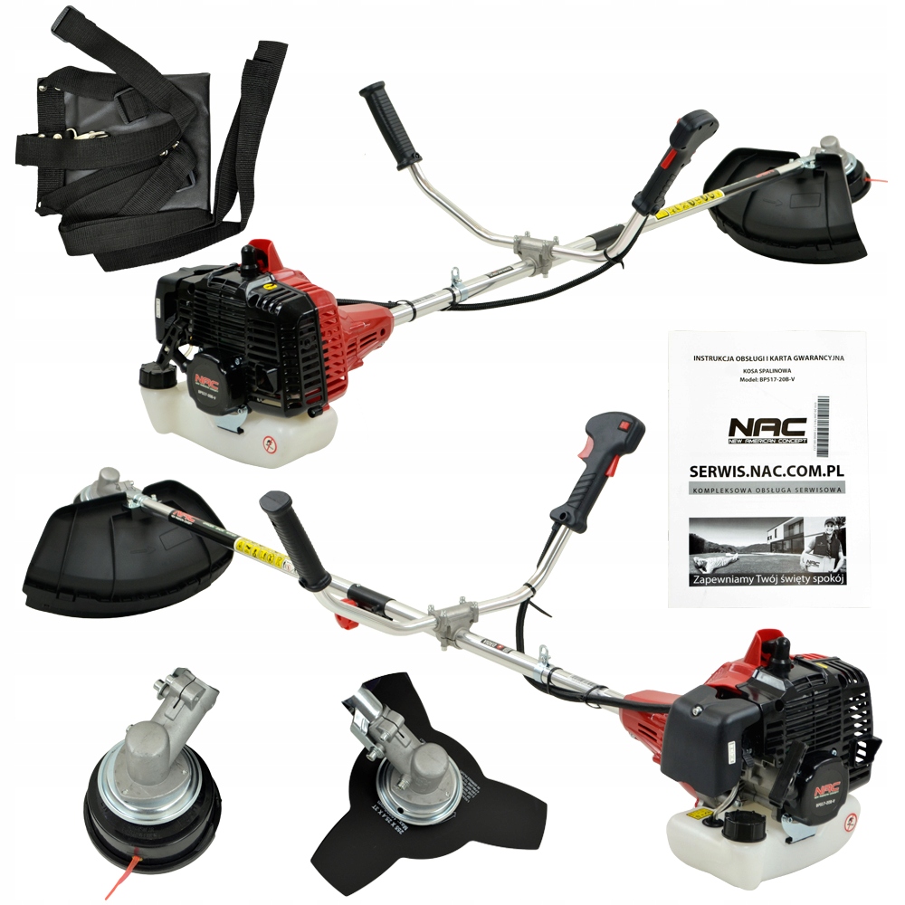 

Kosa Spalinowa Nac BP517-20B-V 2,3 Km Tarcza+żyłka