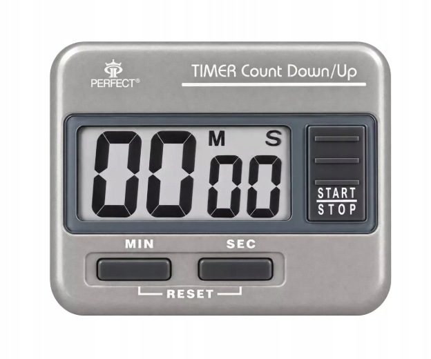 LCD minutka Perfect TM-86A Grafitová