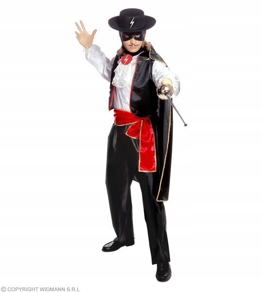 Kostým Zorro Mušketýr Šermíř L