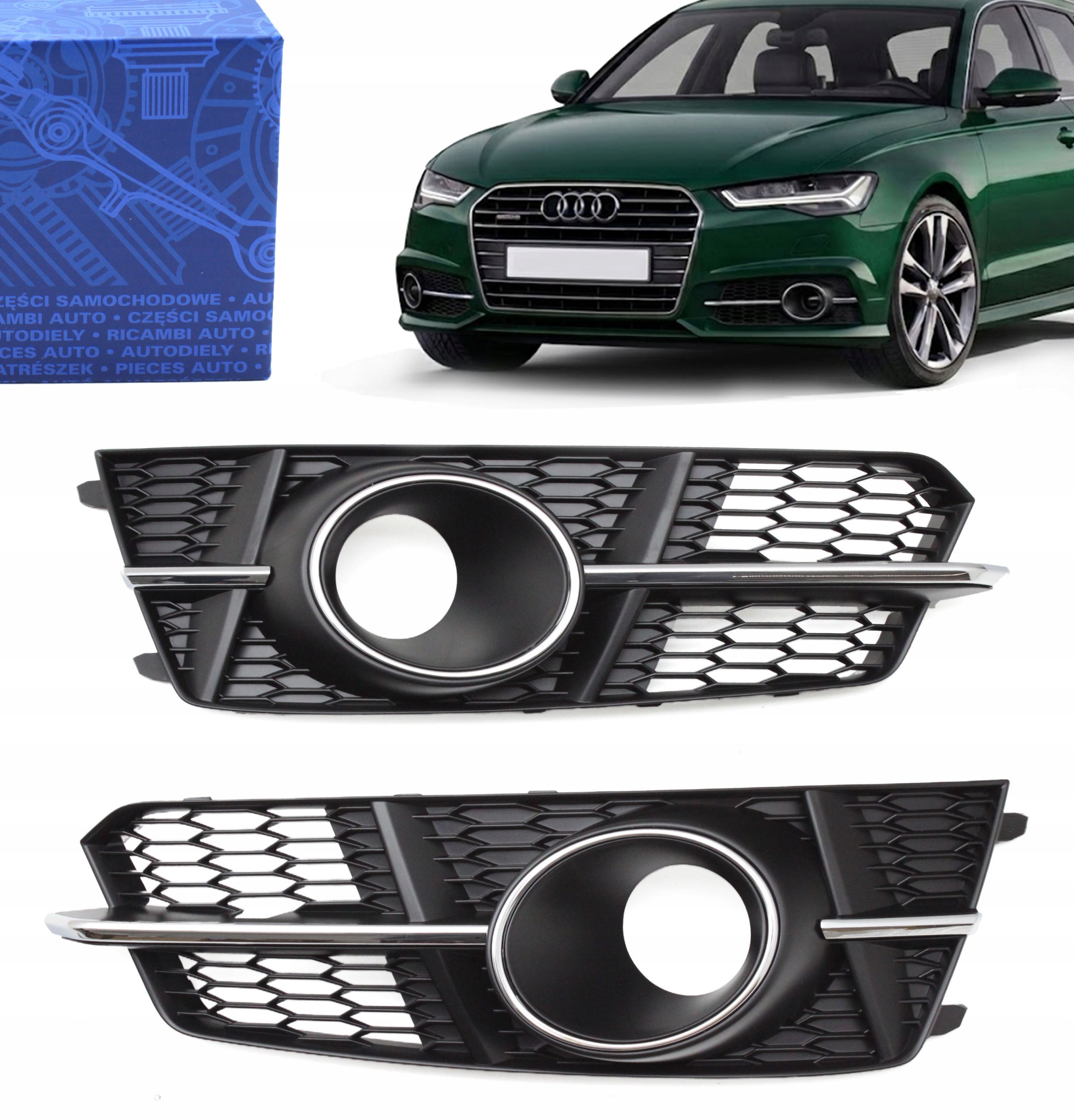 Atrapa Nárazníková Mřížka L/p Pro Audi A6 C7 2016-2018
