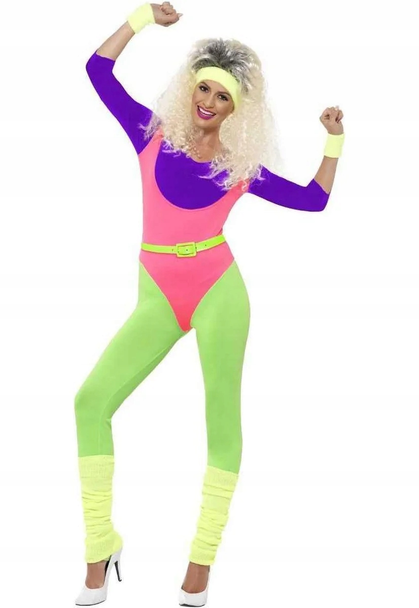Kostým Disco Převlek Pop Kostým Léta 80 M