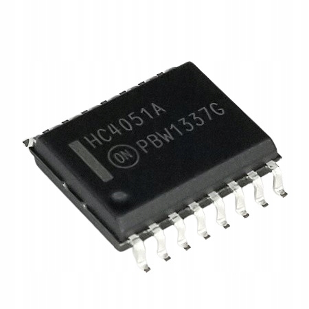 MC74HC4051AD- multiplekser/demultiplekser sygn analogowych 8 do 1, SOIC16W