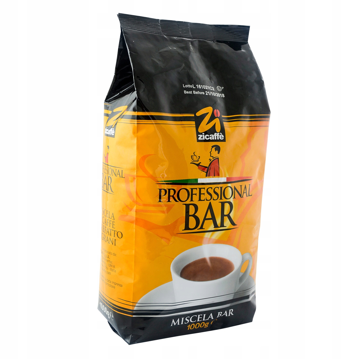 Levně Káva zrnková Zicaffe Professional Bar 1 kg