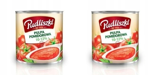 Levně 2x 2500 g Pudliszki Rajčatová polpa