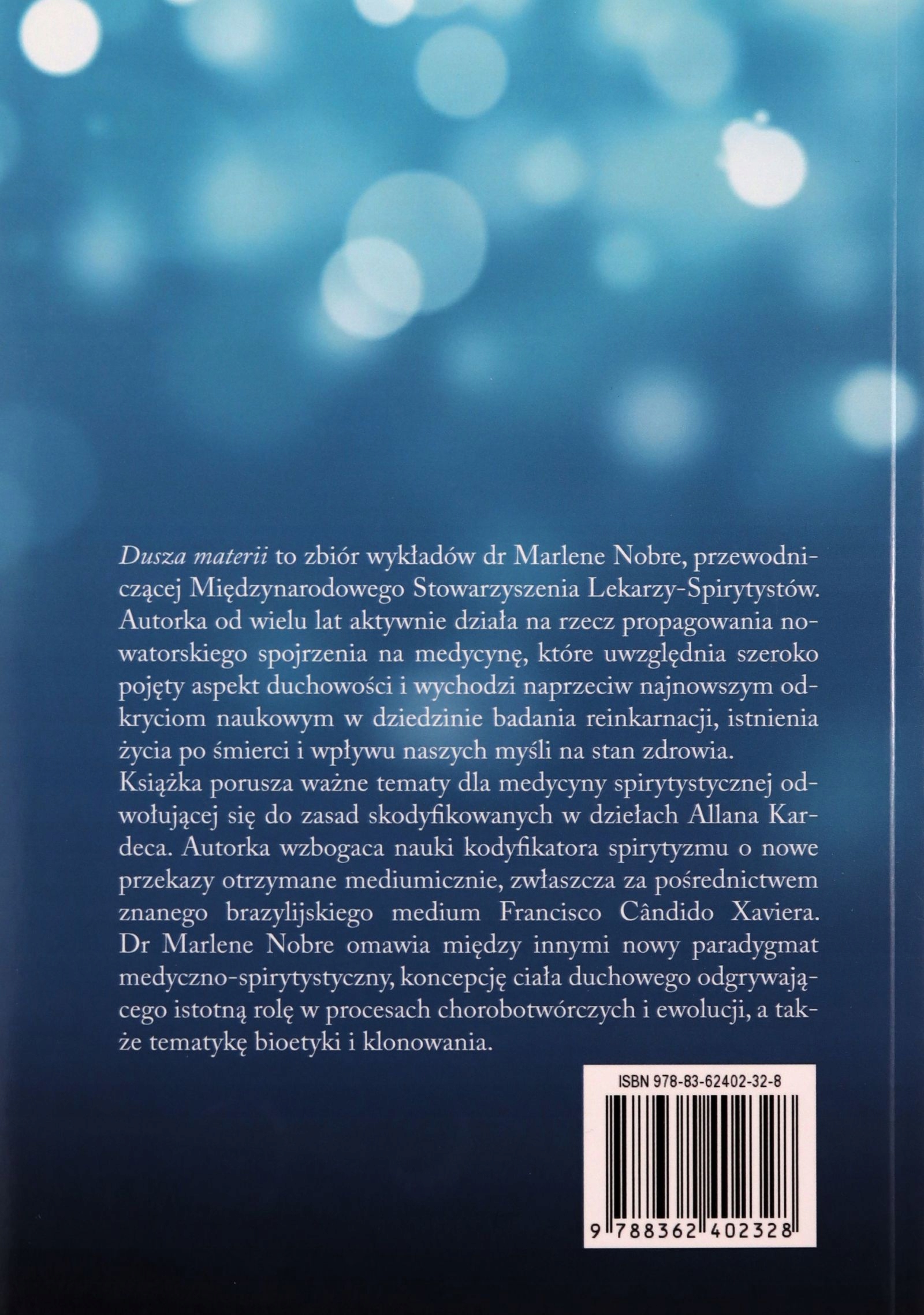 DUSZA MATERII - Marlene Nobre [KSIĄŻKA] Stan opakowania oryginalne