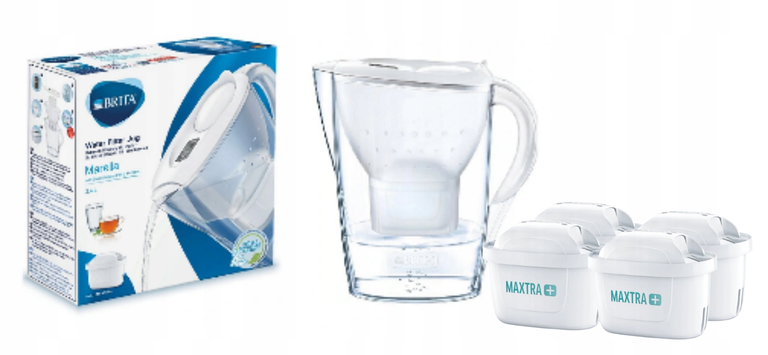 

Dzbanek Brita Marella Cool 2,4L+4 wkłady Maxtra