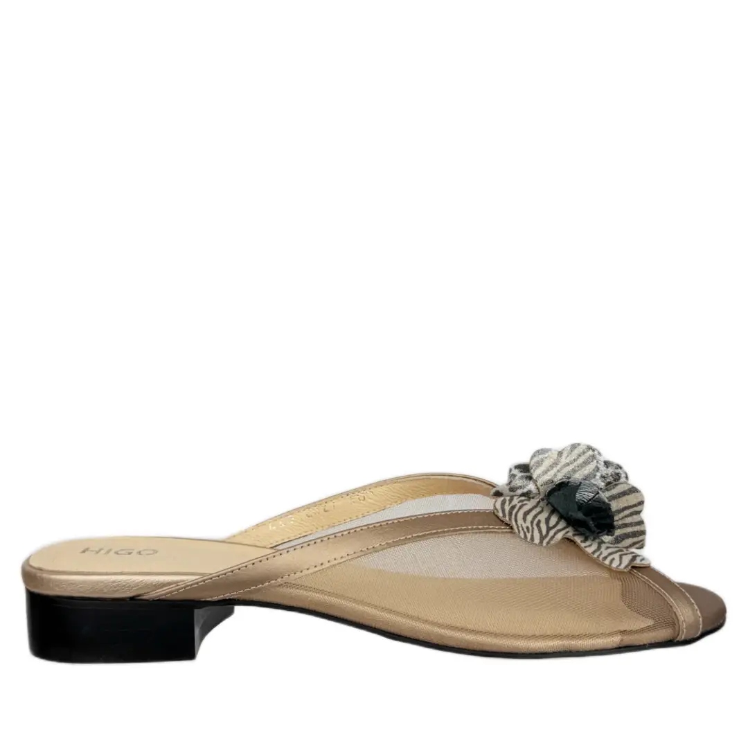 Dámské Nazouváky Higo 2827 GOLD476 MIX Velikost 37, Zlaté