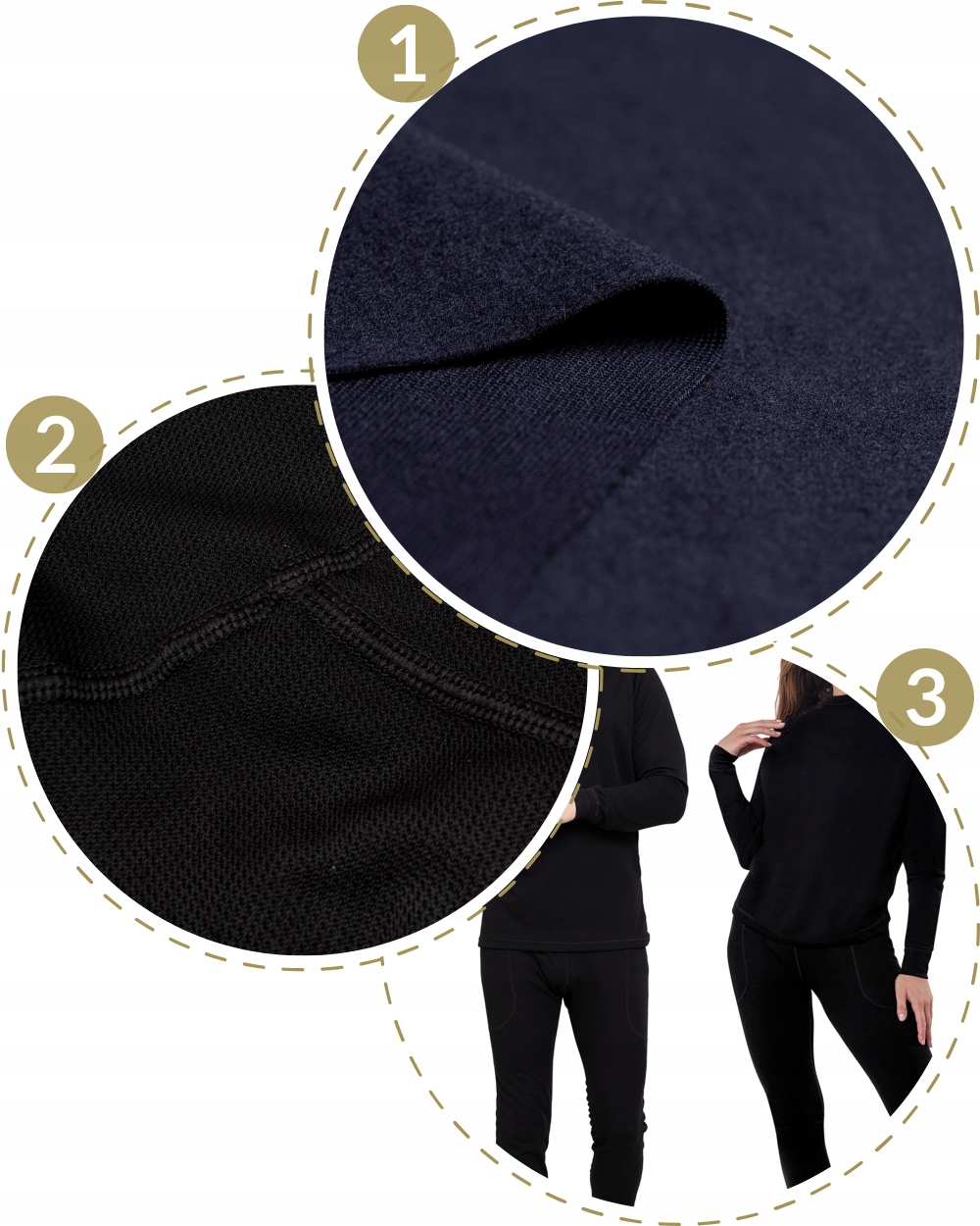 KOSZULKA TERMOAKTYWNA bluza termiczna męska damska ODDYCHAJĄCA czarna 4XL Kolor czarny