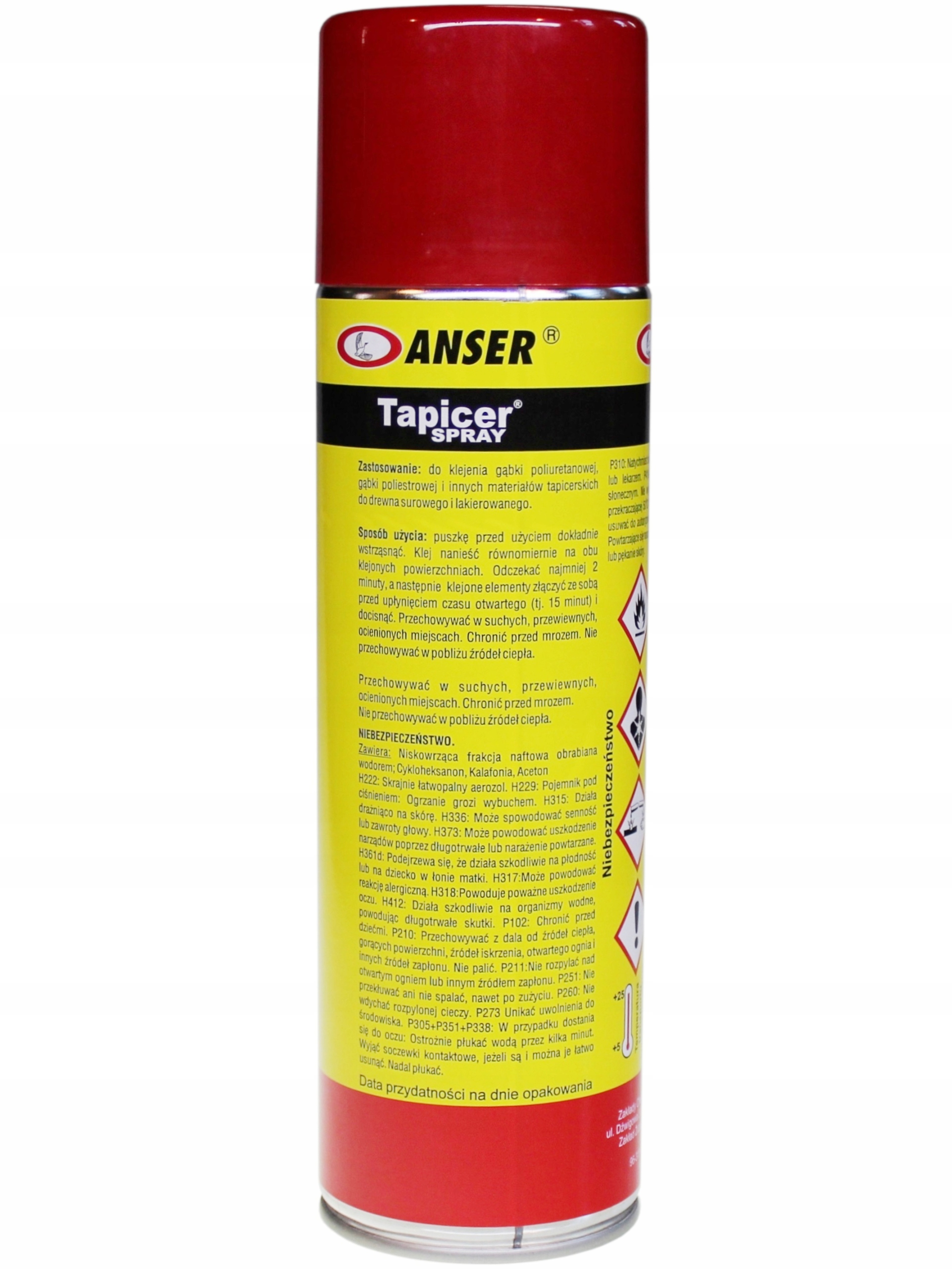 KLEJ TAPICERSKI TAPICER DO PODSUFITKI SPRAY 12 szt Brand Anser