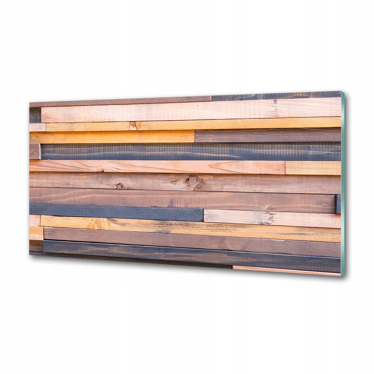 Panel do kuchyne Drevená stena 100x50 cm Lepidlo