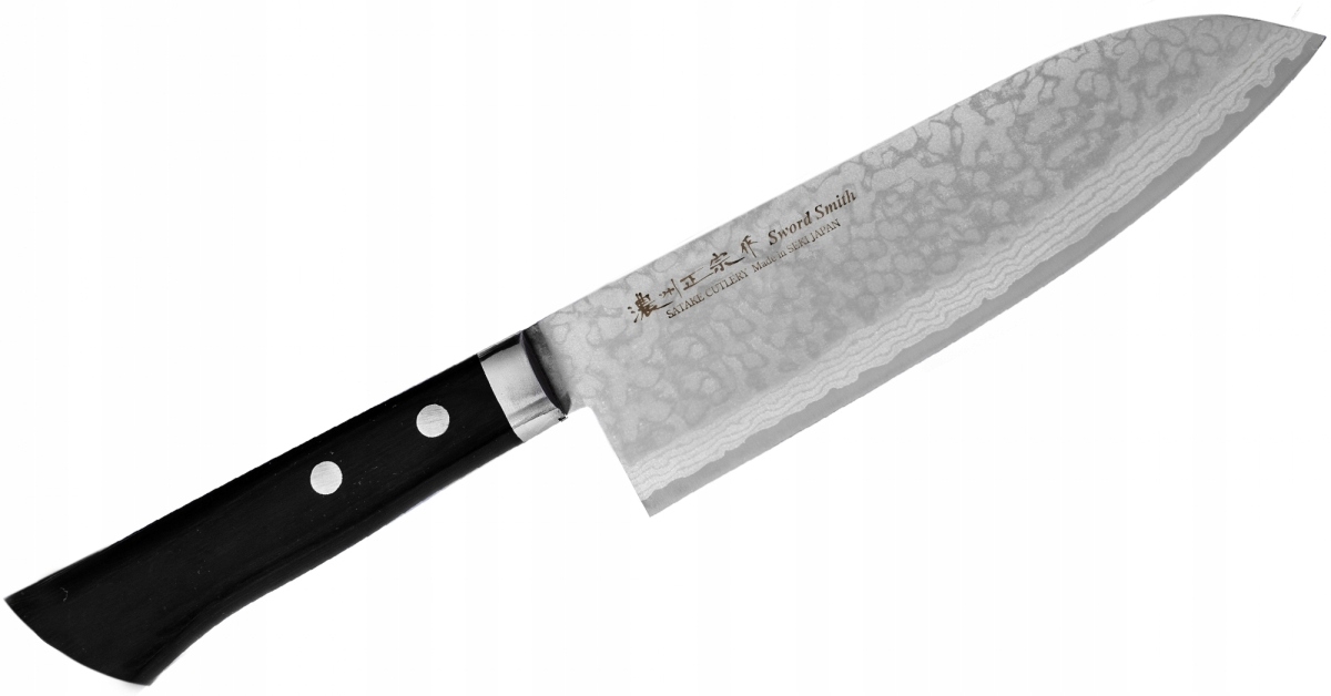 Nóż japoński VG-10 Nóż Santoku 17 cm Unique Satake