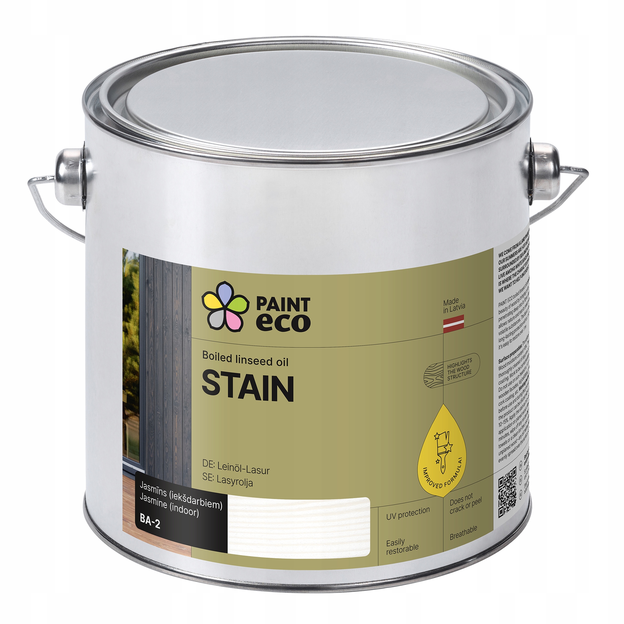 Bejca olejowa Painteco 2,5l biała Jasmine