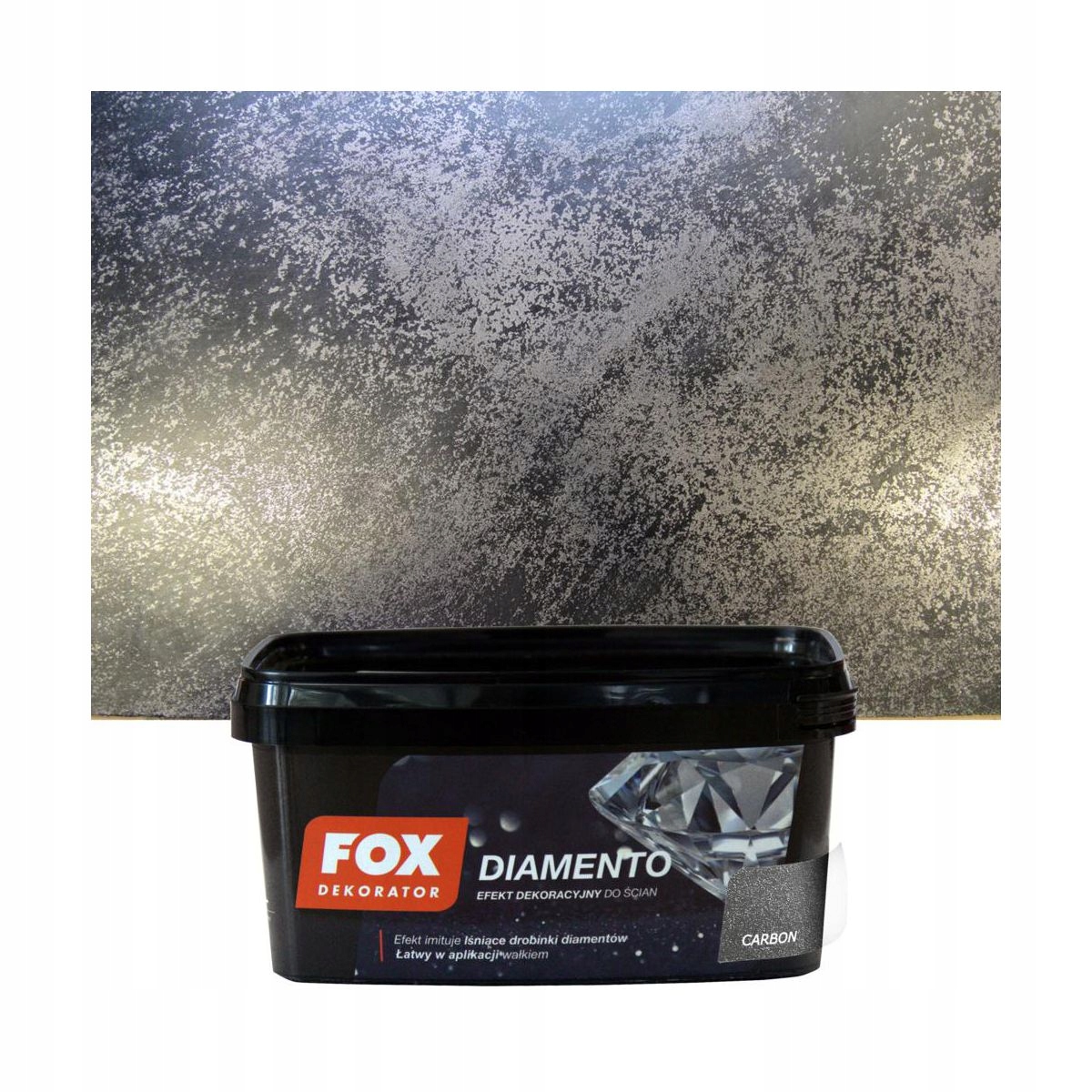 FARBA efekt dekoracyjny DIAMENTO 1 l Carbon FOX