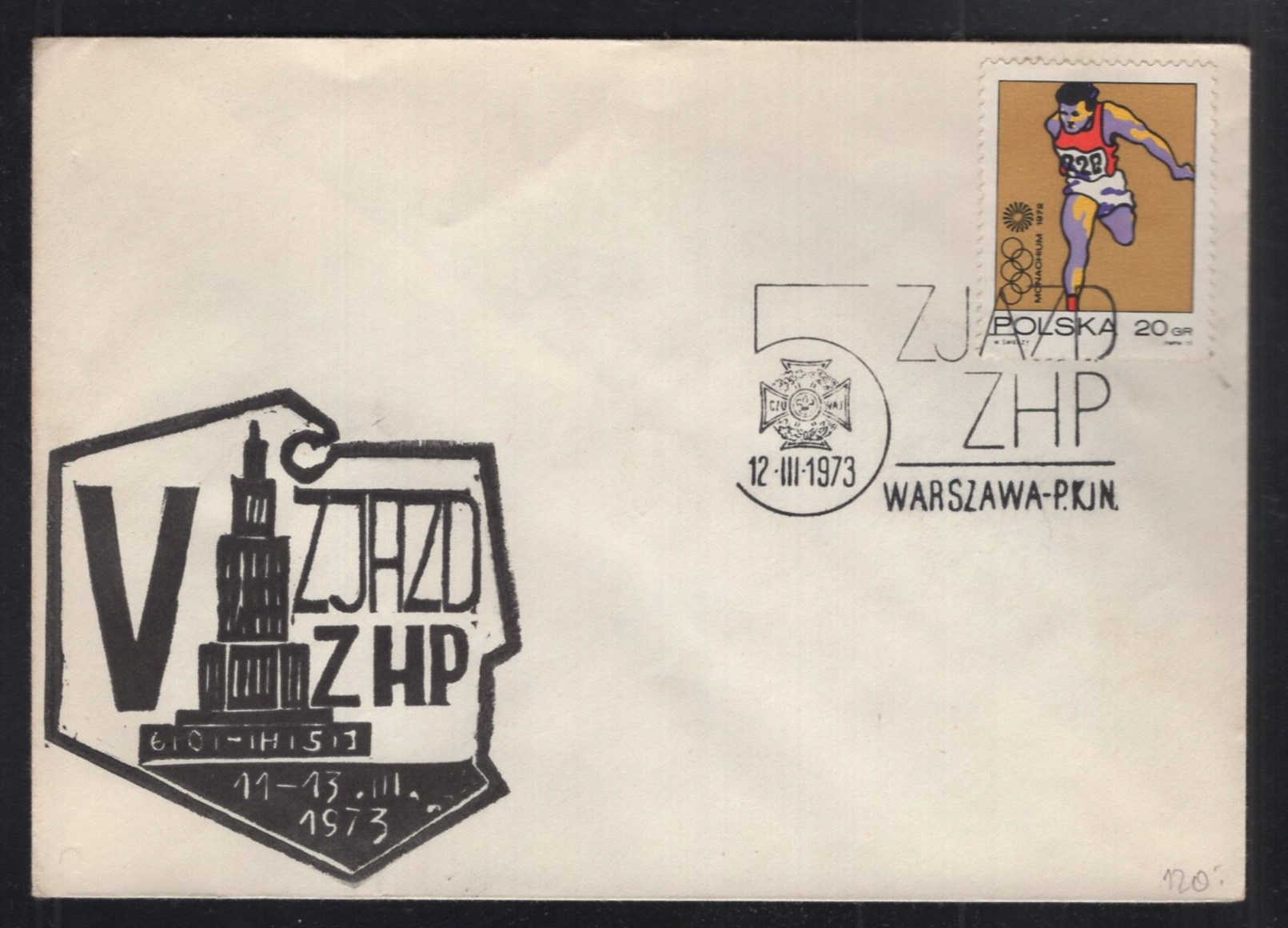 POCZTA HARCERSKA - WARSZAWA 1973 ROK