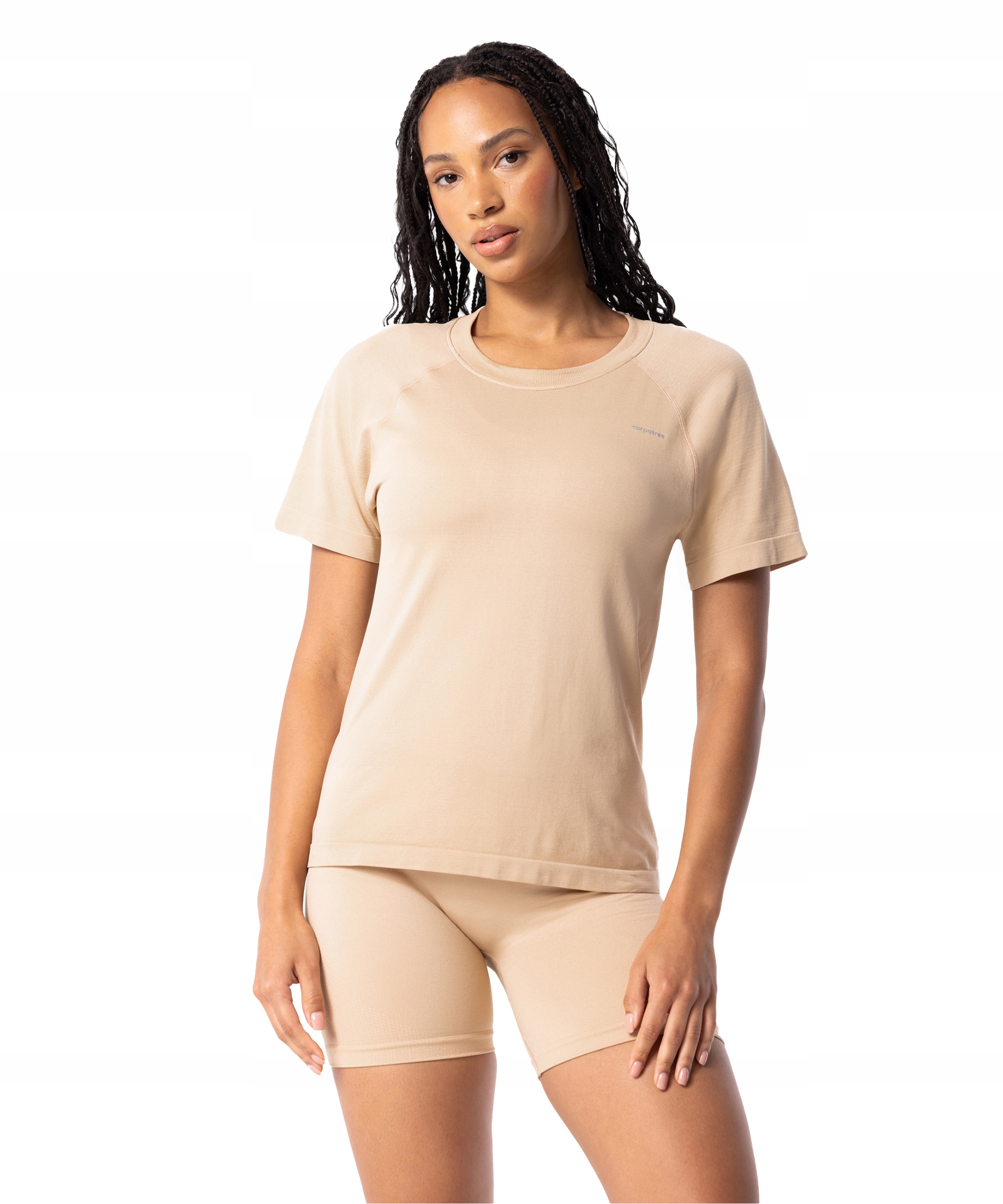 Sportovní bezešvá košile Simply Seamless Carpatree M béžová