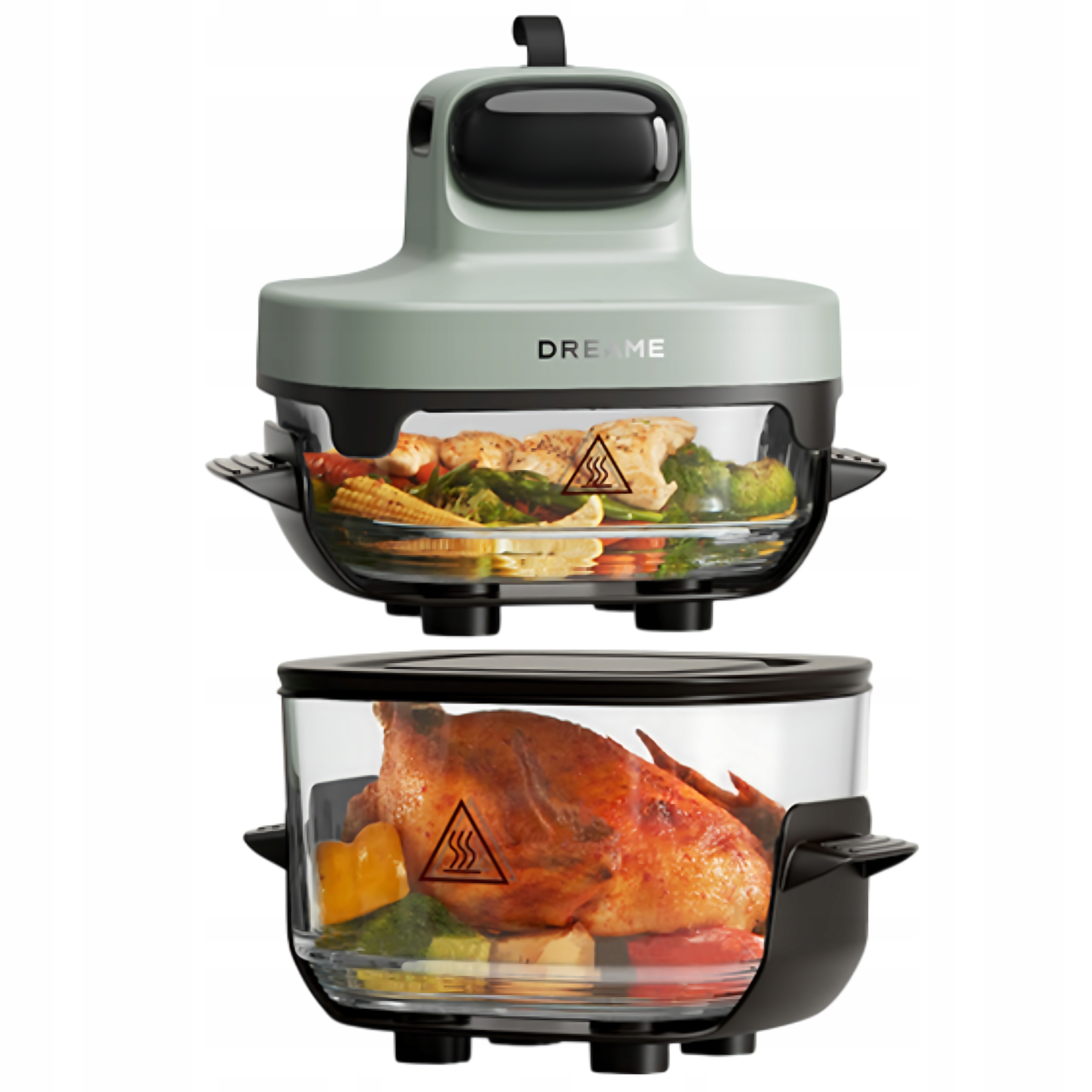 Dreame Tasti PT60 Air Fryer 1500W 4.5L Frytkownica Beztłuszczowa Zielona