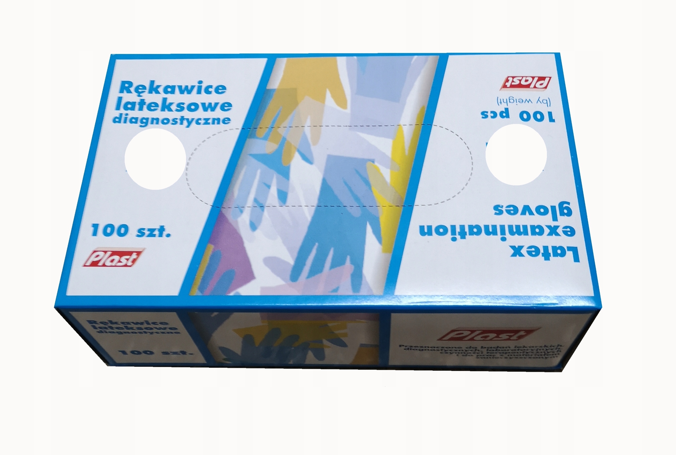 

Rękawice Lateksowe Jednorazowe Rozmiar L 100 szt