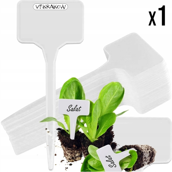 TABLICZKA DO OPISYWANIA ROŚLIN, POZIOMA (etykieta, znacznik do ogrodu) VF