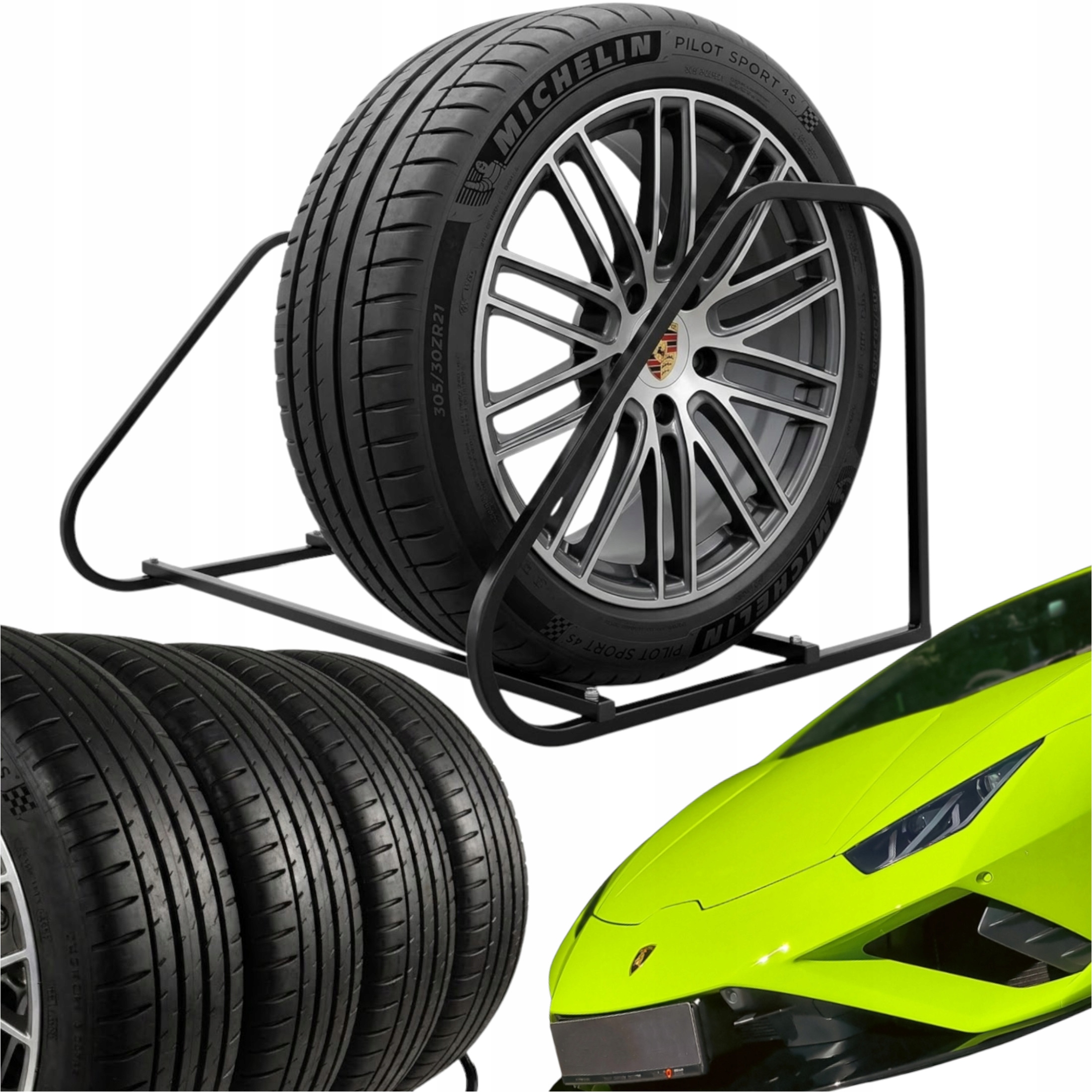 Držák Na Pneumatiky, Věšák Na Kola Do Auta S Ráfky, 4 Kusy, Závěsný