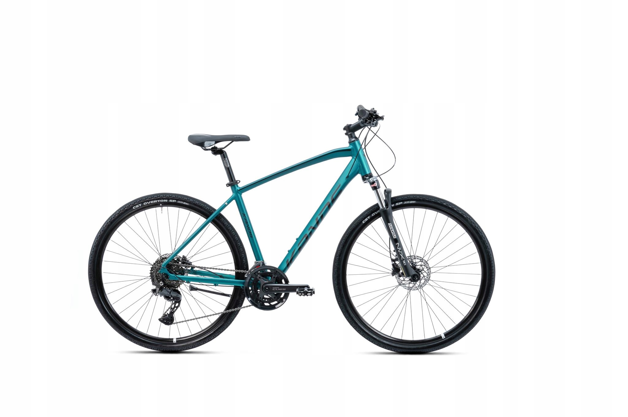 Rower crossowy Kands Avangarde M Cues 2025 rama 21 cali koło 28 " zielony