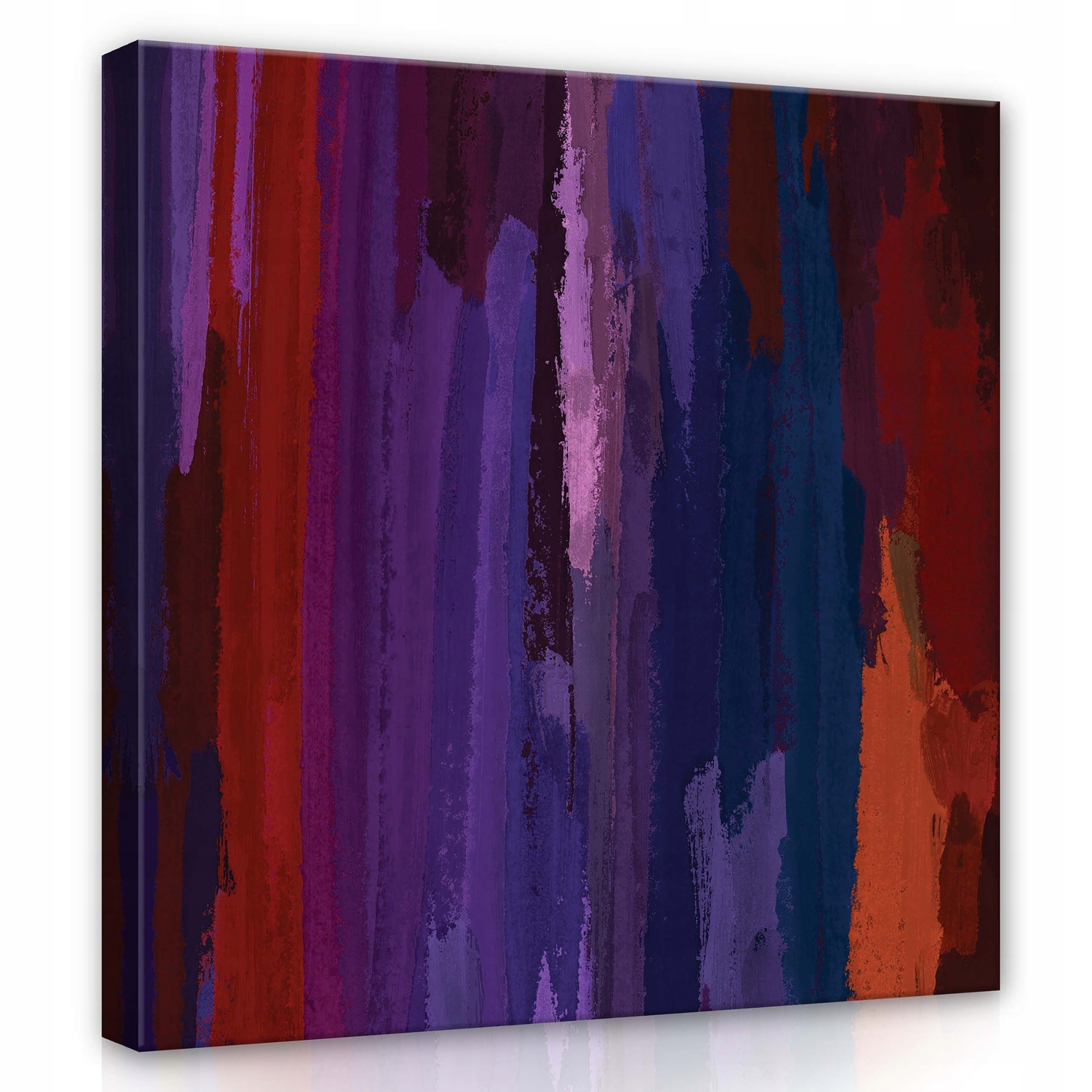 Obraz 80x80 Abstrakce barva textura vertikální tahy intenzita