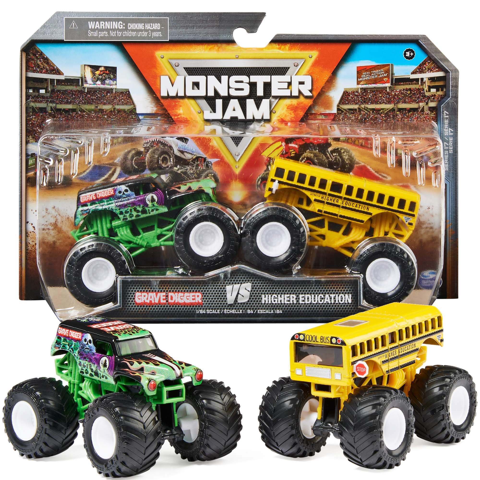 

Monster Jam Zestaw Grave Digger I Higher Education