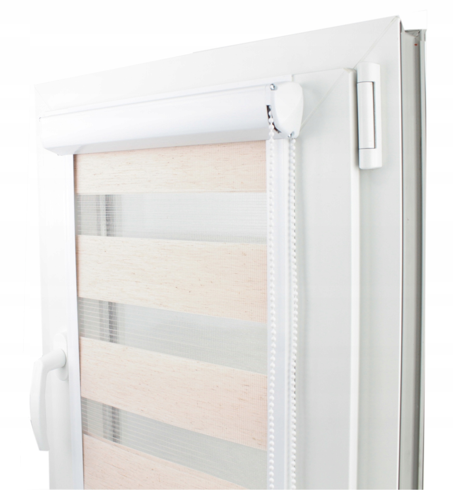 Roleta dzień i noc w KASECIE z PROWADNICAMI 47X130