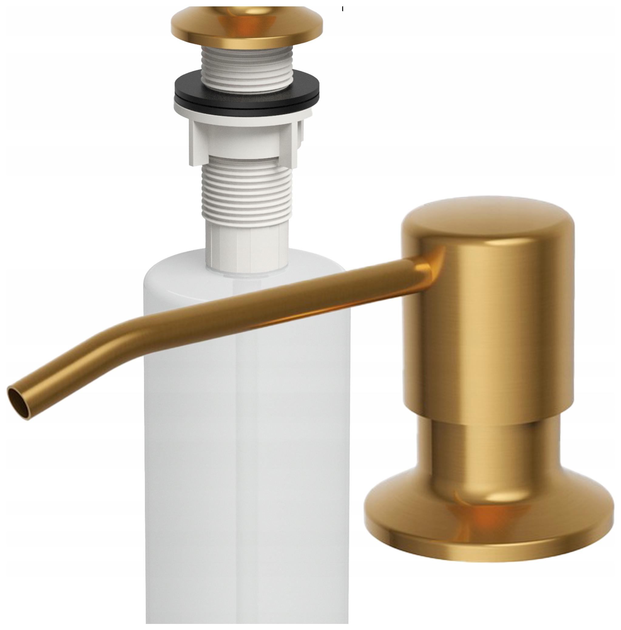 Dávkovač do dřezu Kartáčované Zlato univerzální 360 ml