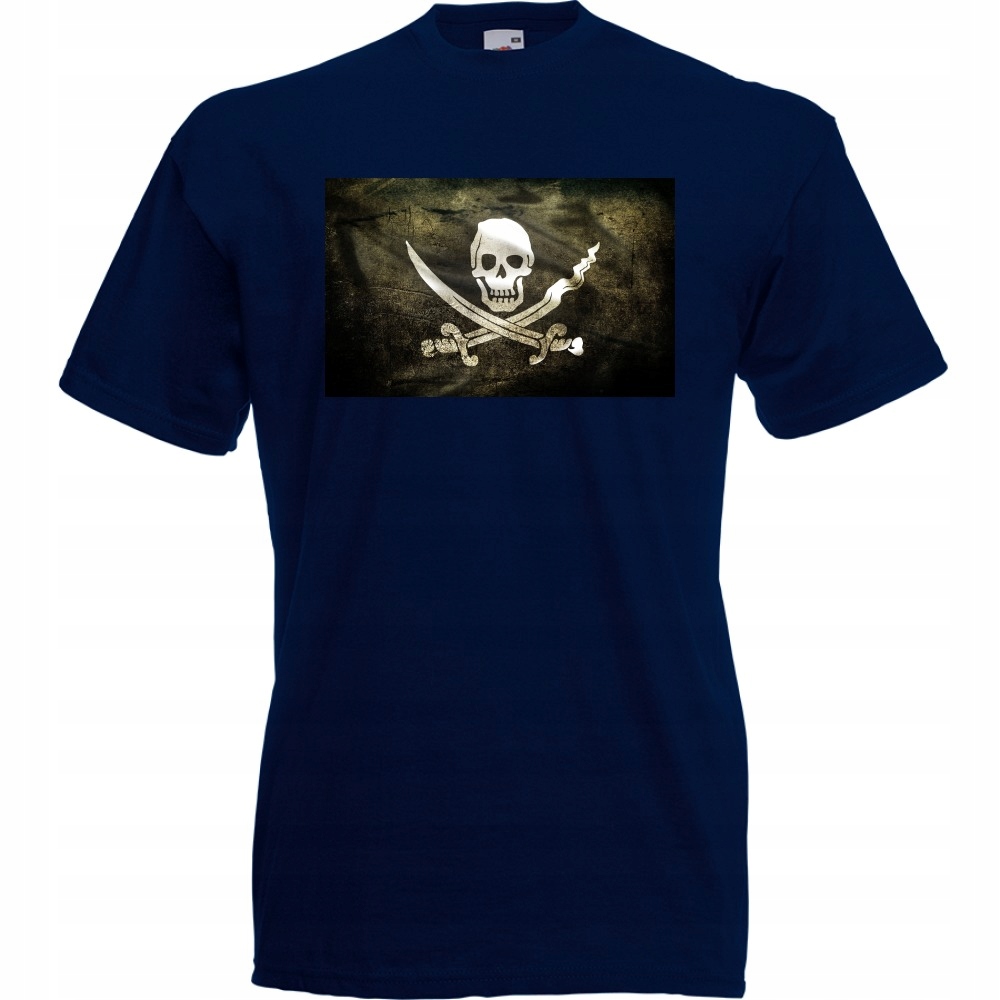 

Koszulka z nadrukiem flaga piracka Jolly Roger XL