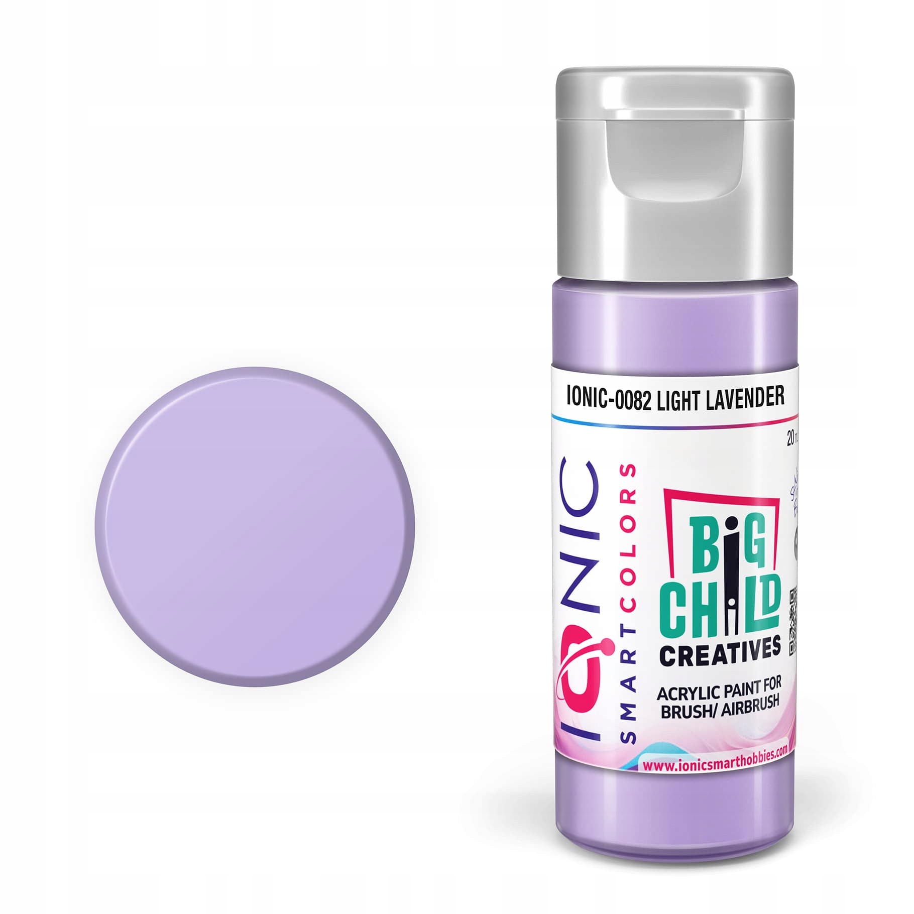 Ionic Smart Colors Light Lavender 20 ml Big Child Creatives Ammo