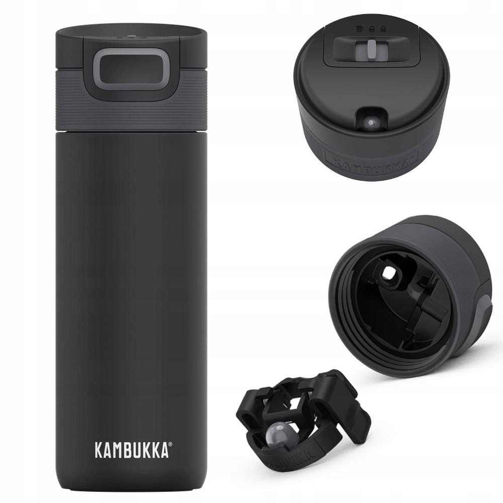 Termohrnek Kambukka Etna 500 ml Matte Black, hrnek na kávu, termoska