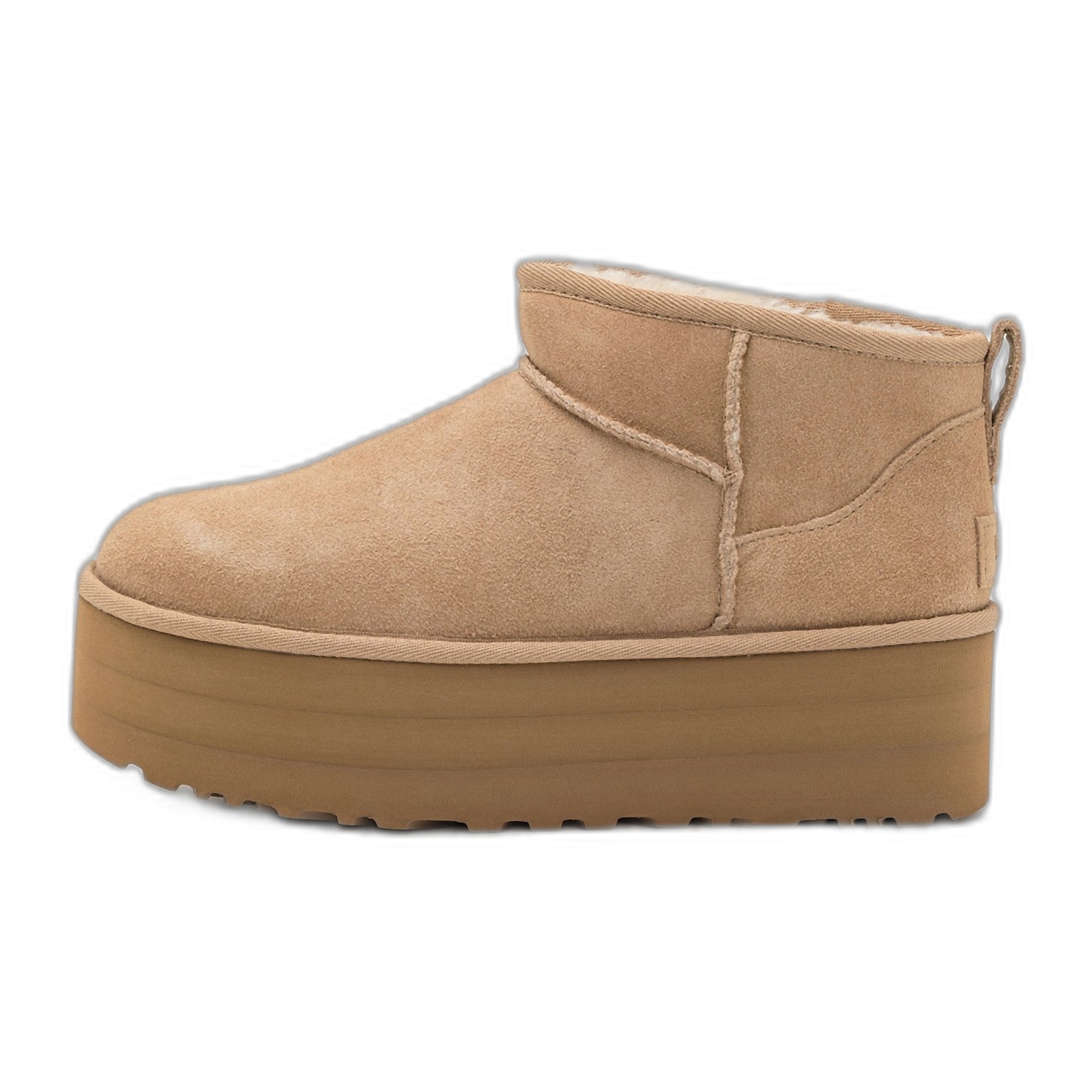Ugg Classic Ultra Mini Platform botki buty damskie beżowe 1135092-SAN r. 37