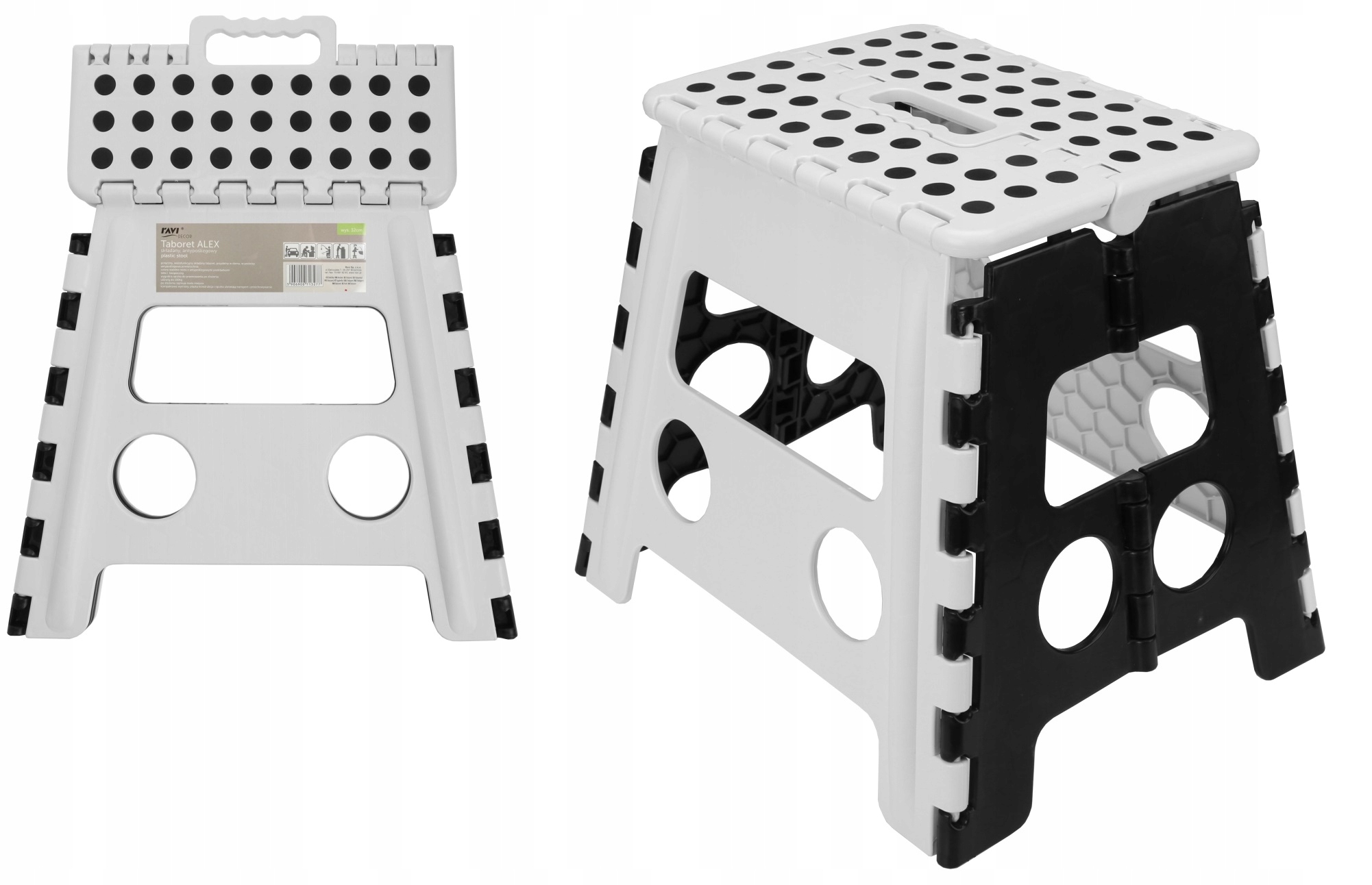 

Taboret Alex Składany Antypoślizgowy 32CM