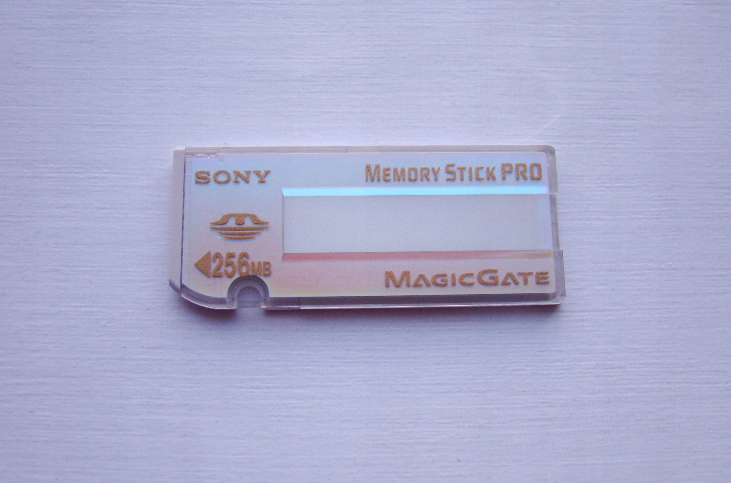 Karta pamięci MEMORY STICK PRO 256 MB SONY Magic Gate st. BDB Made In Japan