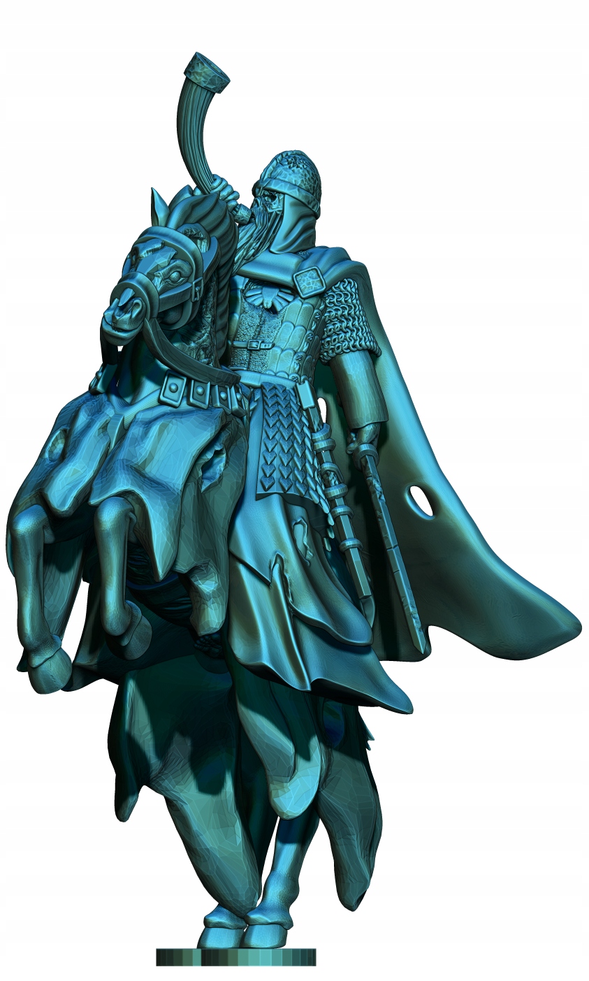 Undead Horn Blower Mounted