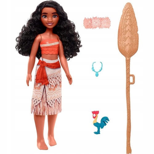 DISNEY KSIĘŻNICZKI LALKA VAIANA + FIGURKA KOGUCIK HEIHEI + DODATKI Nazwa LALKA VAIANA DISNEY KSIĘŻNICZKI