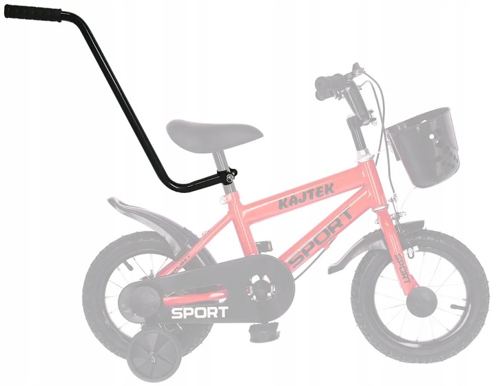 ZESTAW KÓŁKA BOCZNE DO ROWERU 12-20" + PROWADNIK PCHACZ UCHWYT DO ROWERU Rozmiar 20