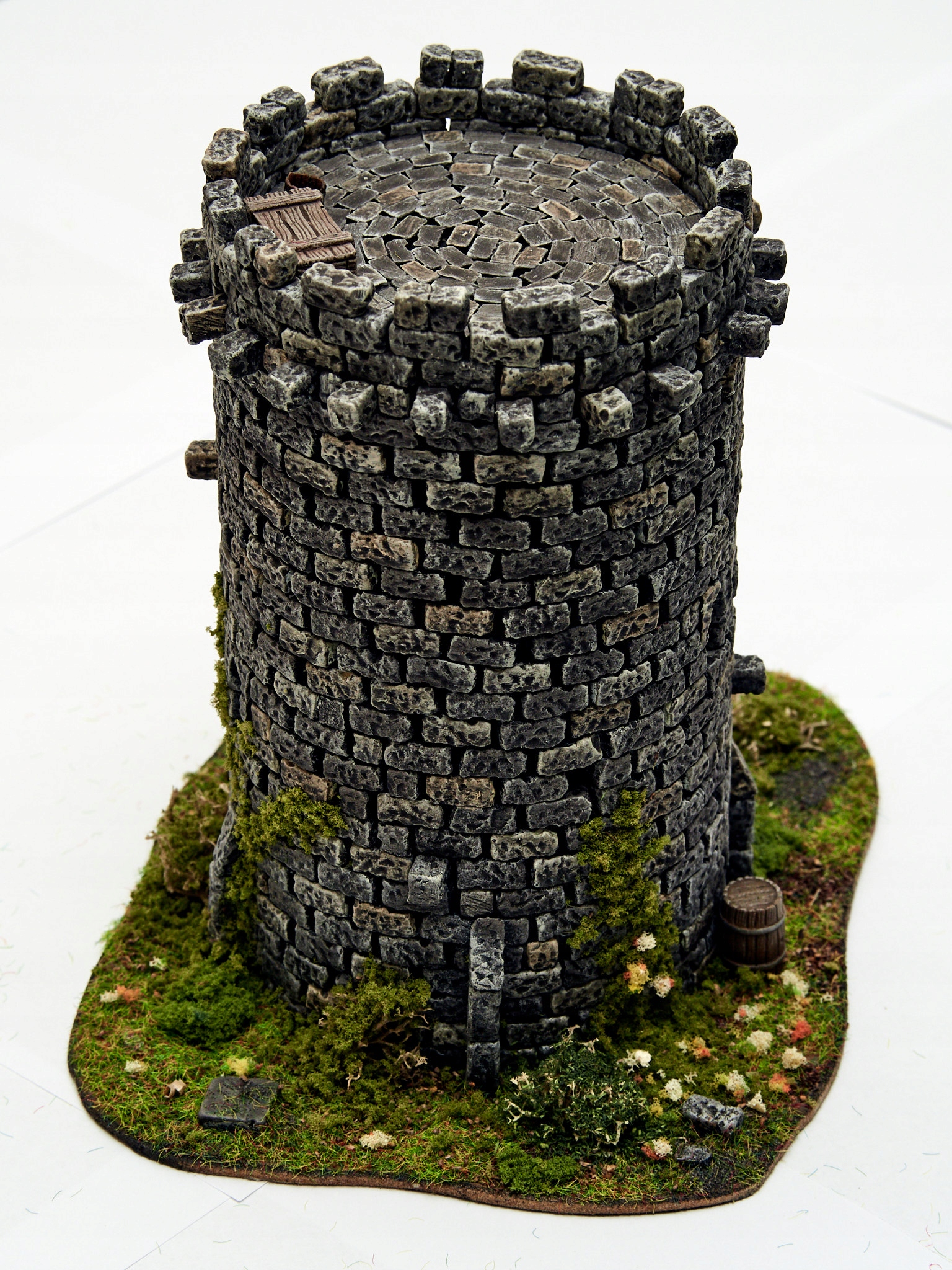 Wieża baszta kamienna gry bitewne RPG diorama Producent inny