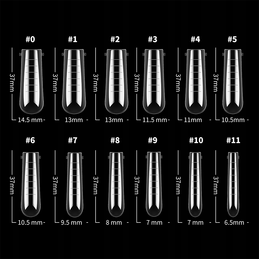 La'kier Górne Formy do paznokci DUAL FORM kwadrat Stan opakowania oryginalne