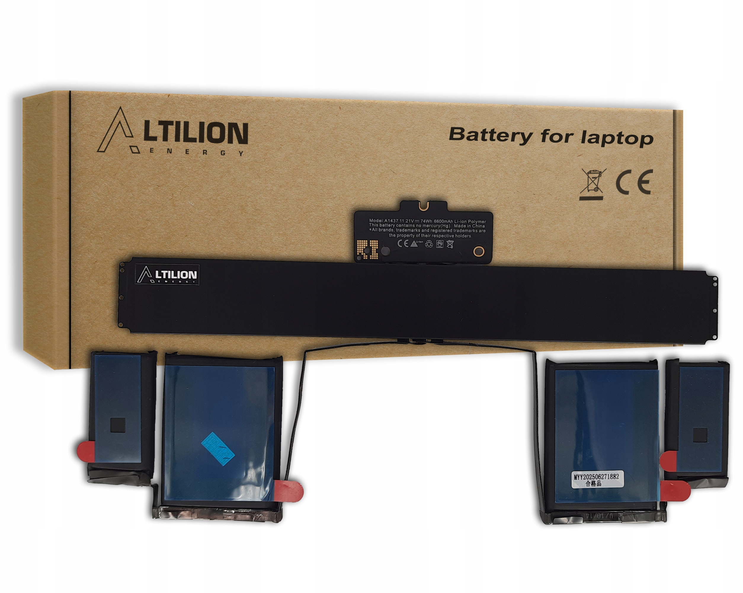 Batéria A1437 pre Apple MacBook Pro 13 Retina A1425 (2012-2013)