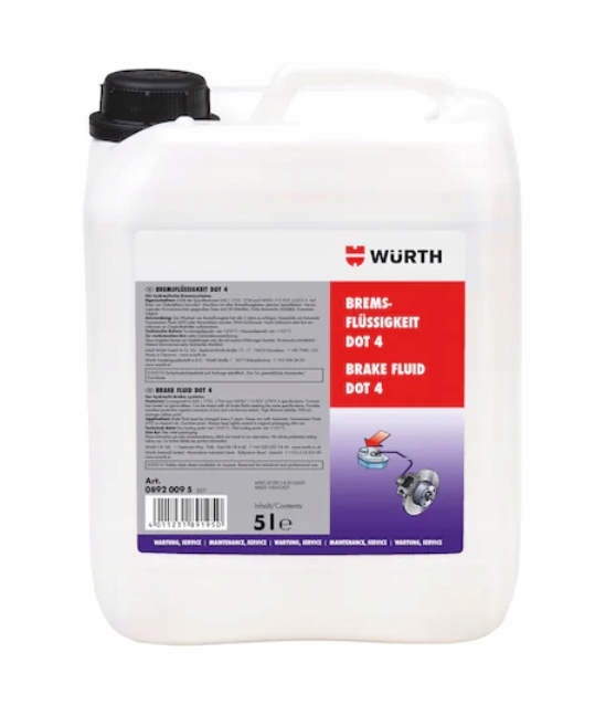 WURTH Plyn hamulcowy DOT 4 5L