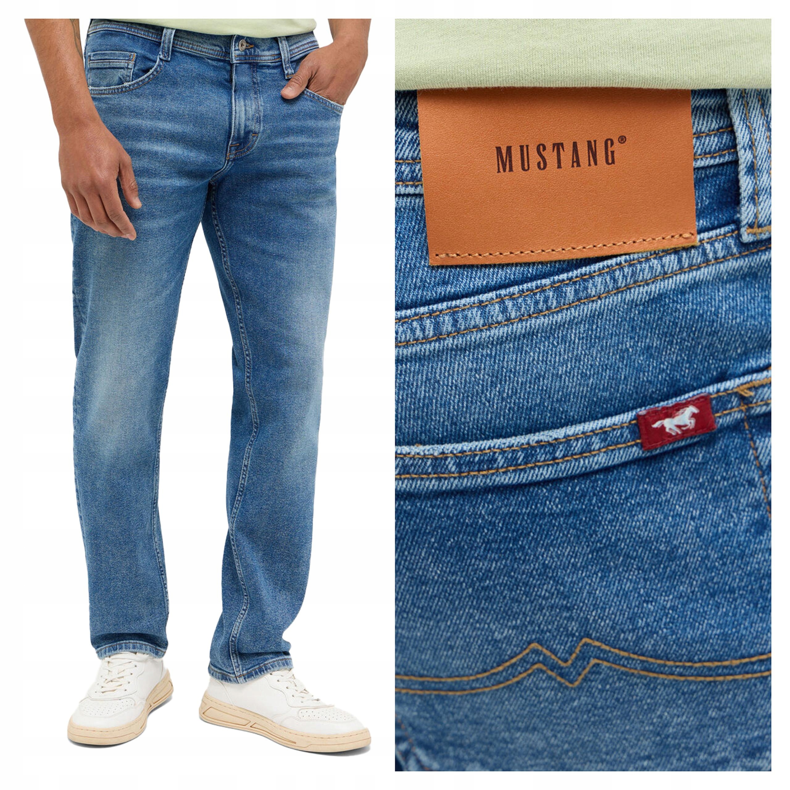 Mustang Denver Straight W32 L34 Pánské džíny rovného střihu