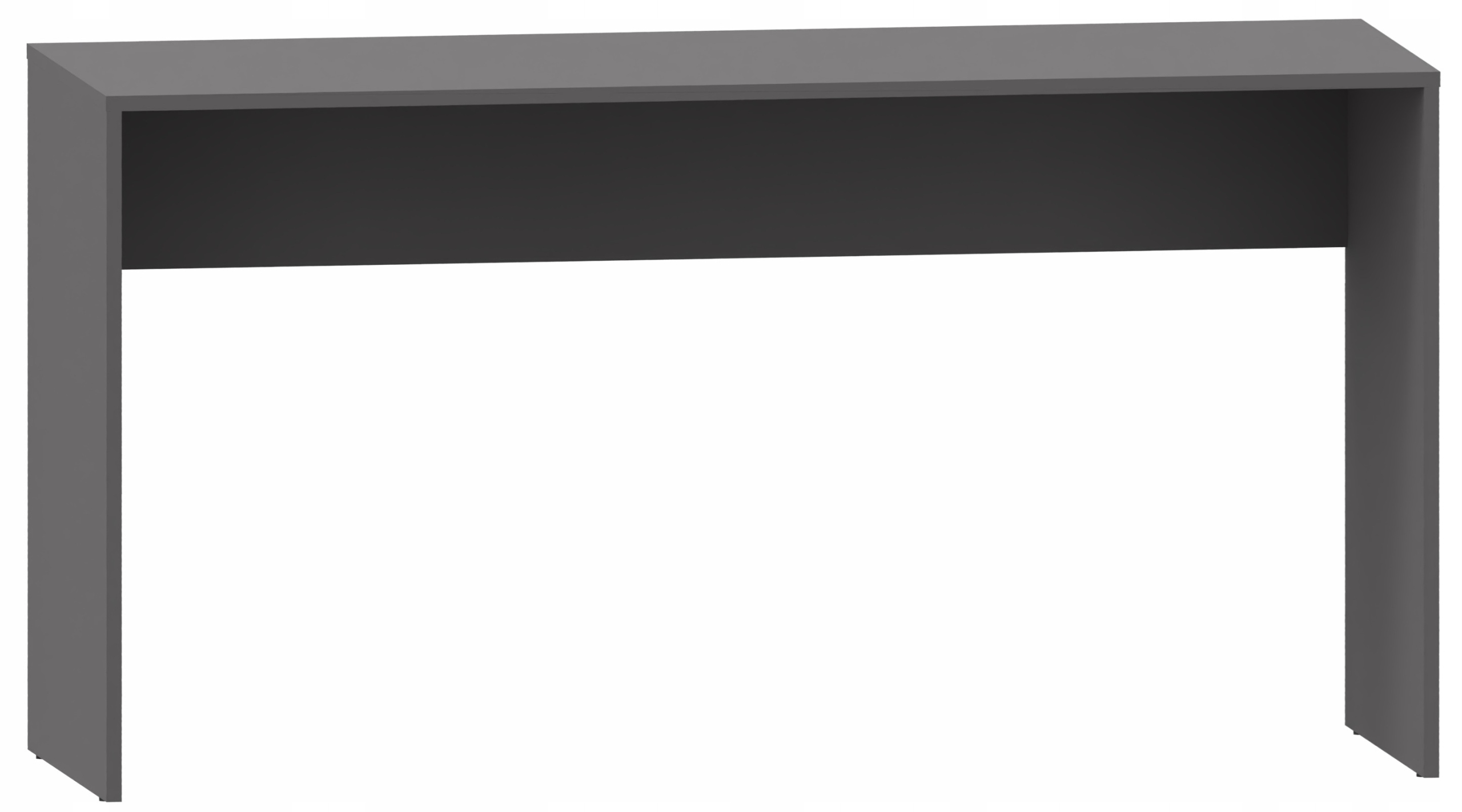 Písací stôl Altivo Desk 140 antracit, veľký univerzálny, možnosť konfigurácie