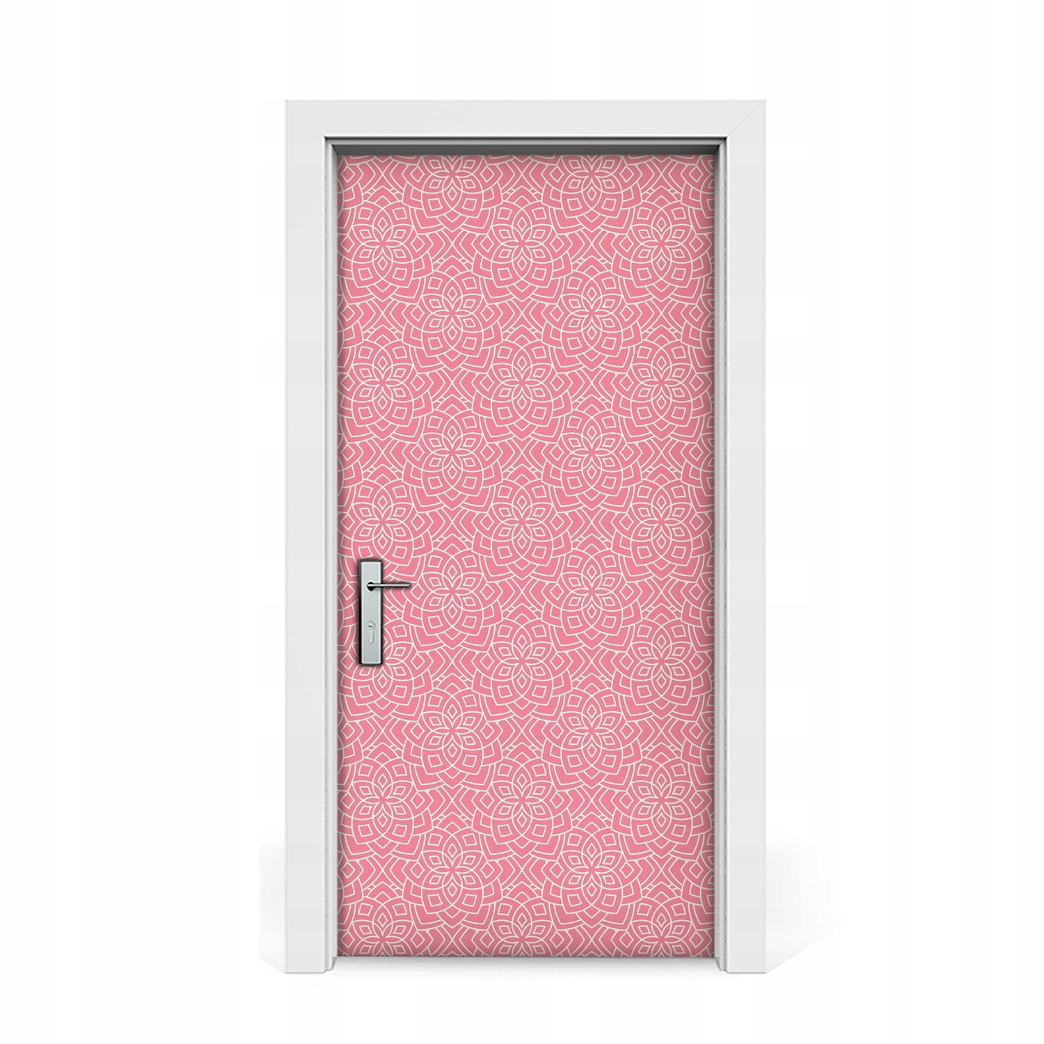 

Samoprzylepna fototapeta drzwi Kwiatowy wzór